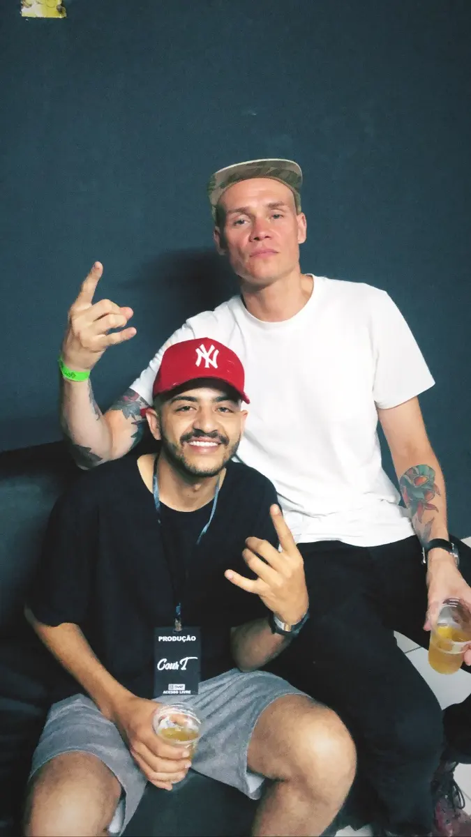 Erick com Kanio